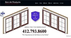 Desktop Screenshot of bonairproducts.com